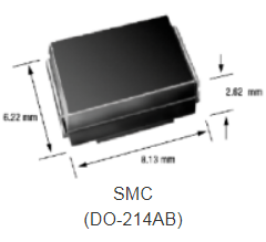 机械图纸 - Vishay Semiconductors 采用eSMP®封装的二极管和整流器